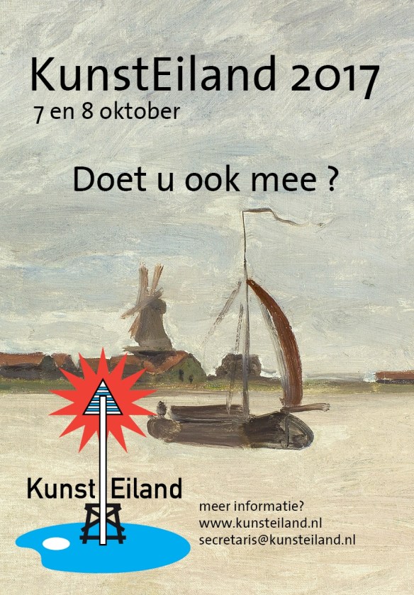 affiche kunsteiland oktober